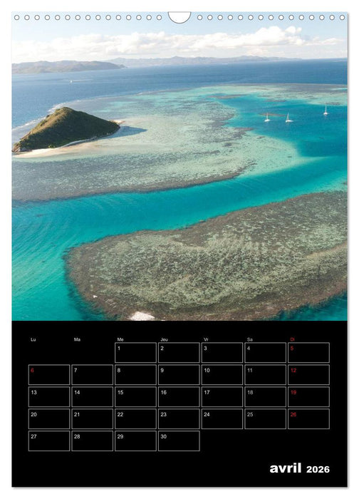 Paysages calédoniens (CALVENDO Calendrier mensuel 2026)