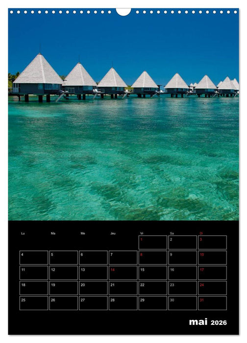Paysages calédoniens (CALVENDO Calendrier mensuel 2026)