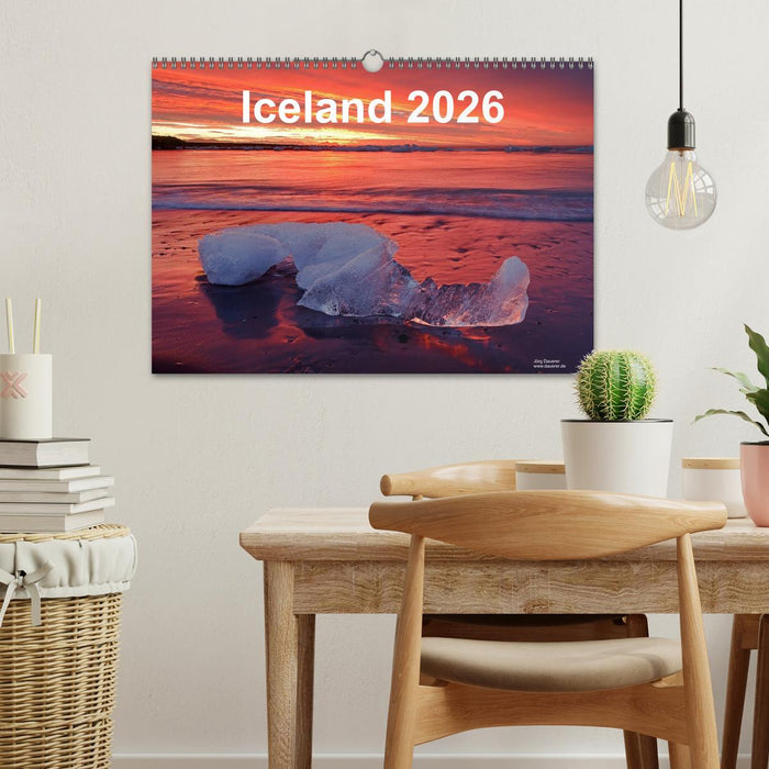 Iceland 2026 (CALVENDO Monthly Calendar 2026)