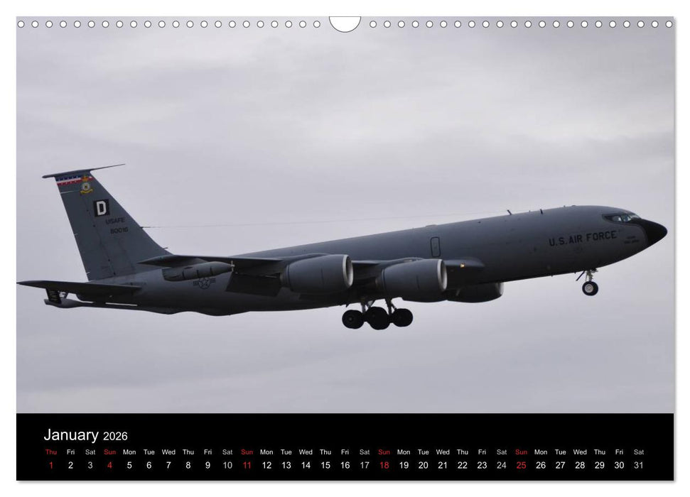 Military Aircraft (CALVENDO Monthly Calendar 2026)