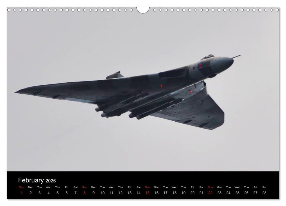 Military Aircraft (CALVENDO Monthly Calendar 2026)