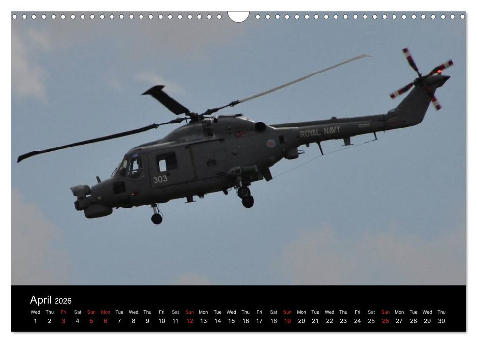 Military Aircraft (CALVENDO Monthly Calendar 2026)