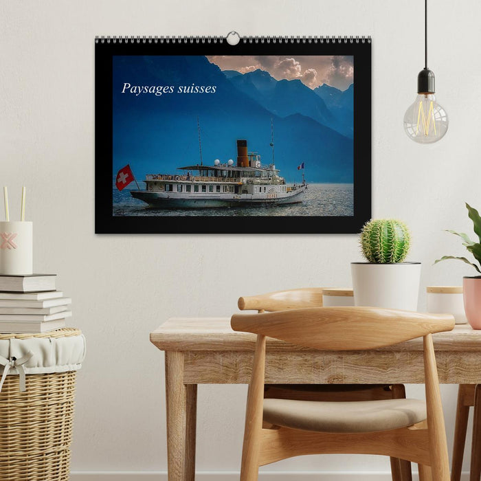 Paysages suisses (CALVENDO Calendrier mensuel 2026)