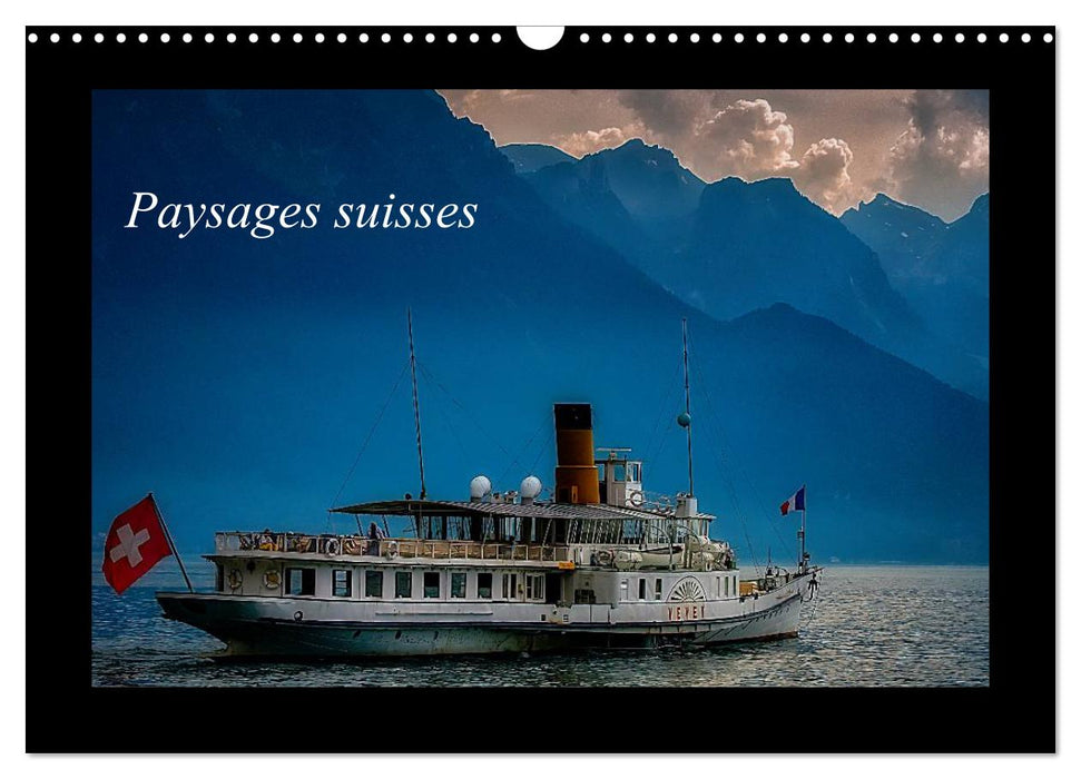 Paysages suisses (CALVENDO Calendrier mensuel 2026)