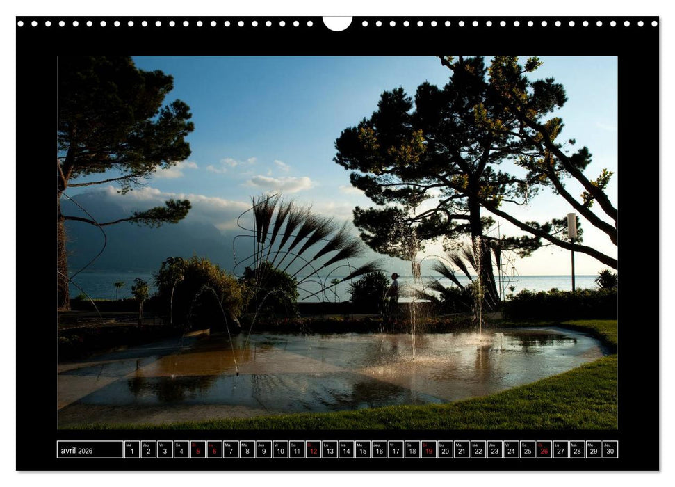 Paysages suisses (CALVENDO Calendrier mensuel 2026)