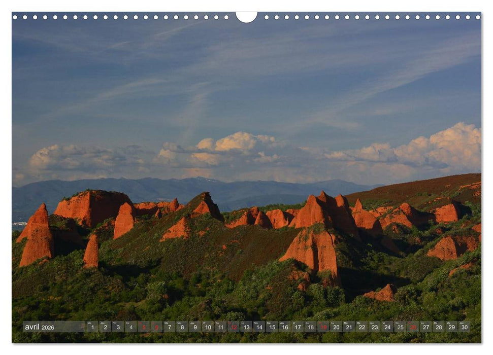 Le Nord de l'Espagne (CALVENDO Calendrier mensuel 2026)