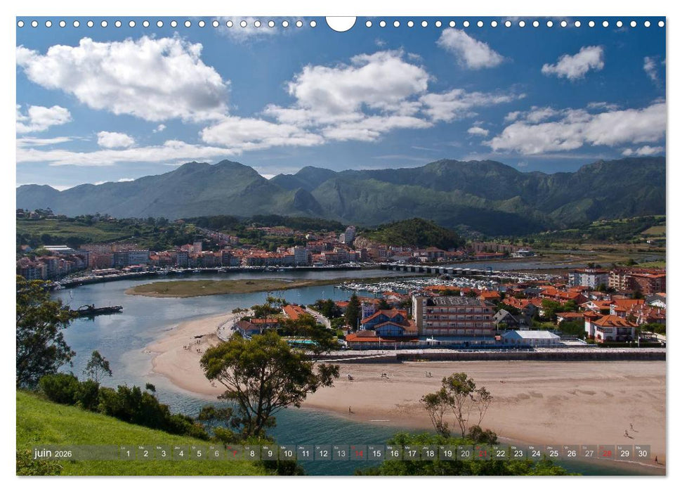 Le Nord de l'Espagne (CALVENDO Calendrier mensuel 2026)