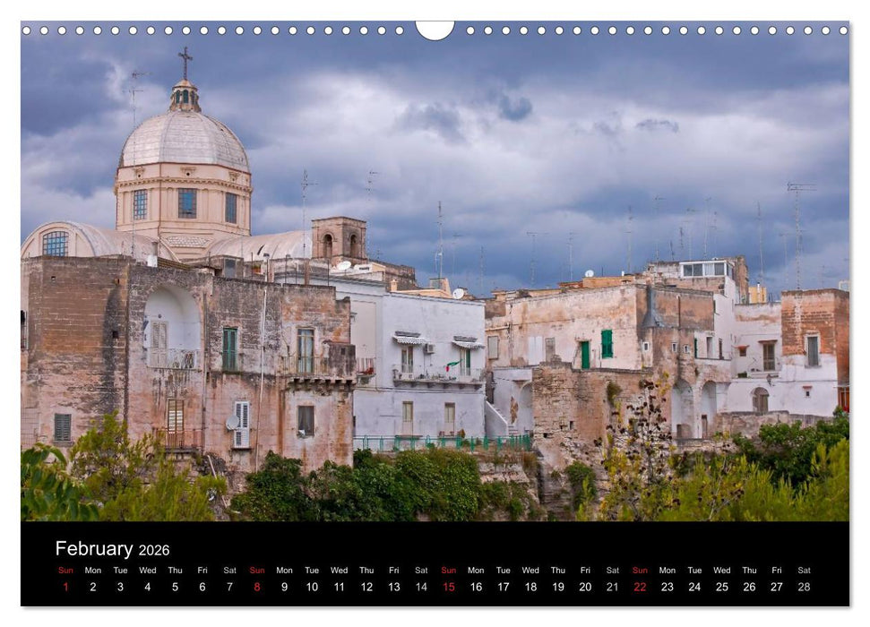 Apulia (CALVENDO Monthly Calendar 2026)