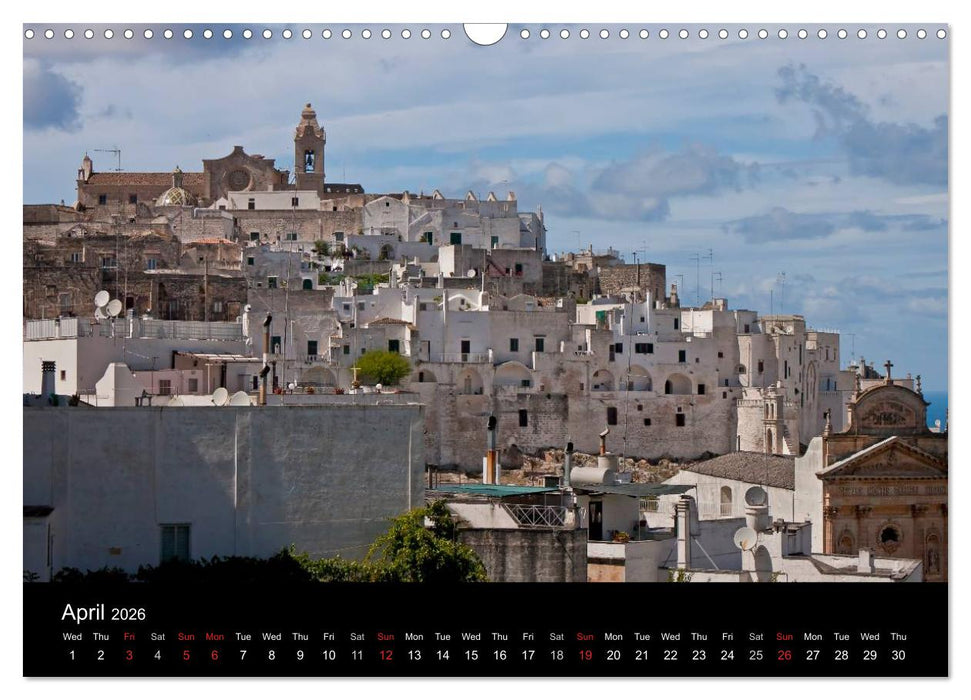 Apulia (CALVENDO Monthly Calendar 2026)