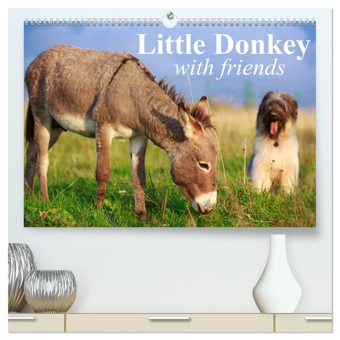 Little Donkey with Friends (CALVENDO Premium-Calendar 2026)