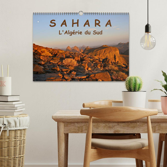LE SAHARA L'Algérie du Sud (CALVENDO Calendrier mensuel 2026)