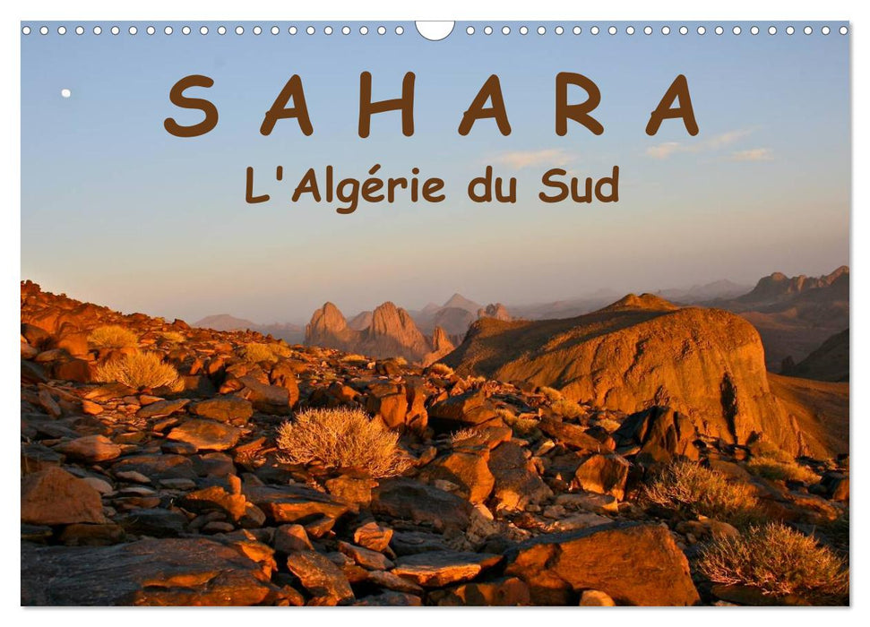 LE SAHARA L'Algérie du Sud (CALVENDO Calendrier mensuel 2026)