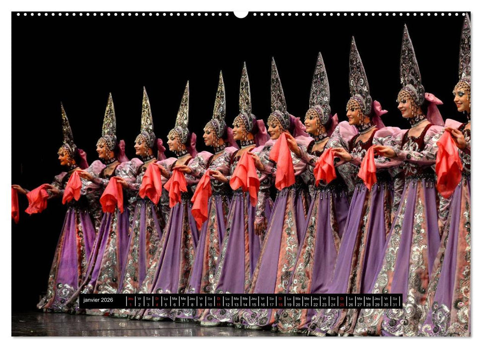 Danses de l'âme russe (CALVENDO Calendrier supérieur 2026)