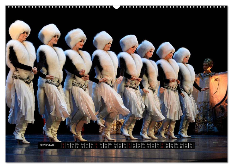 Danses de l'âme russe (CALVENDO Calendrier supérieur 2026)