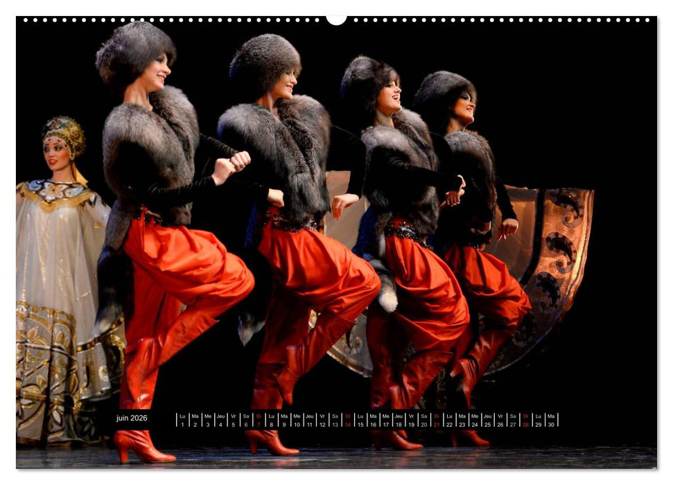 Danses de l'âme russe (CALVENDO Calendrier supérieur 2026)