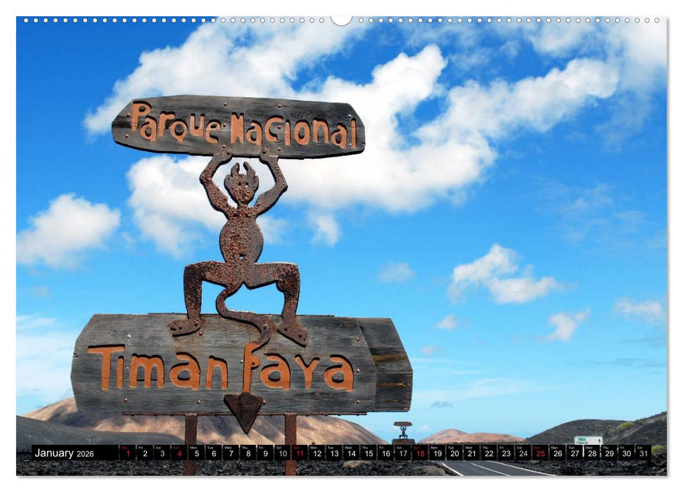 Lanzarote - Canary Islands (CALVENDO Premium-Calendar 2026)