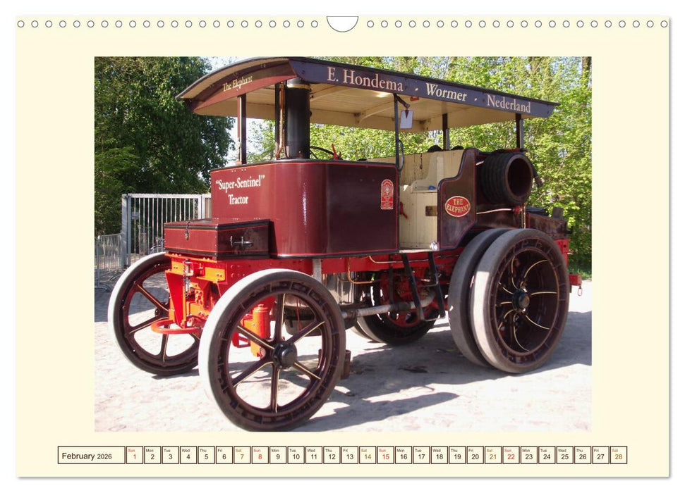 Steam engines (CALVENDO Monthly Calendar 2026)