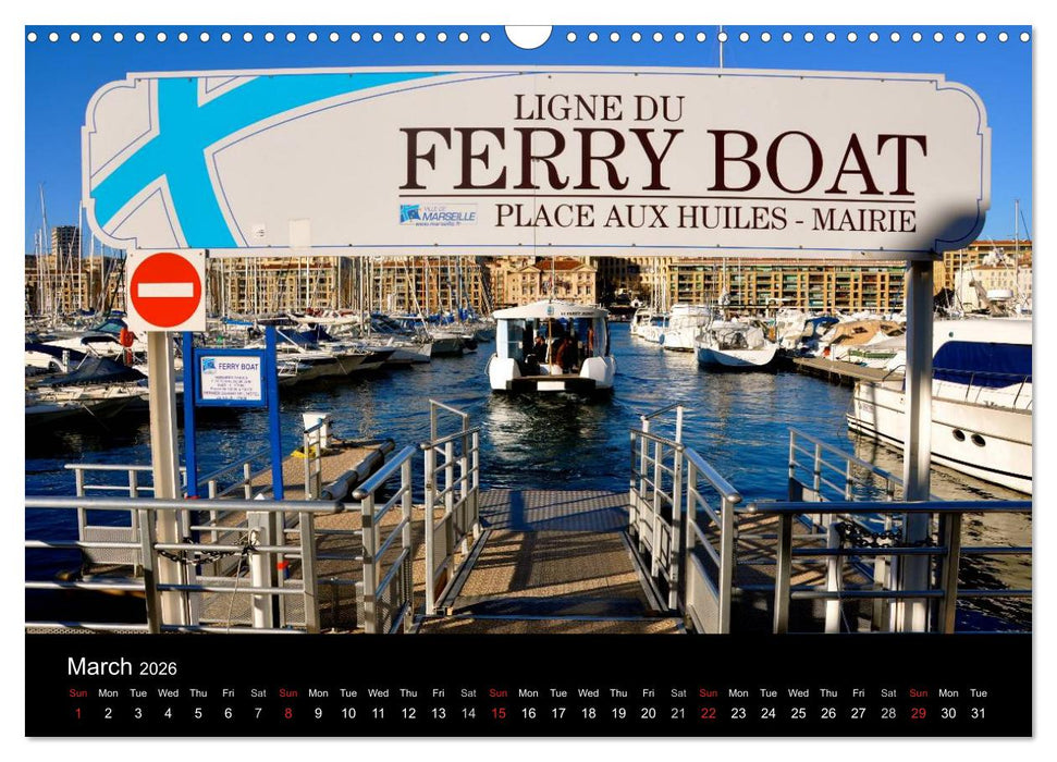 Marseille in my Heart (CALVENDO Monthly Calendar 2026)