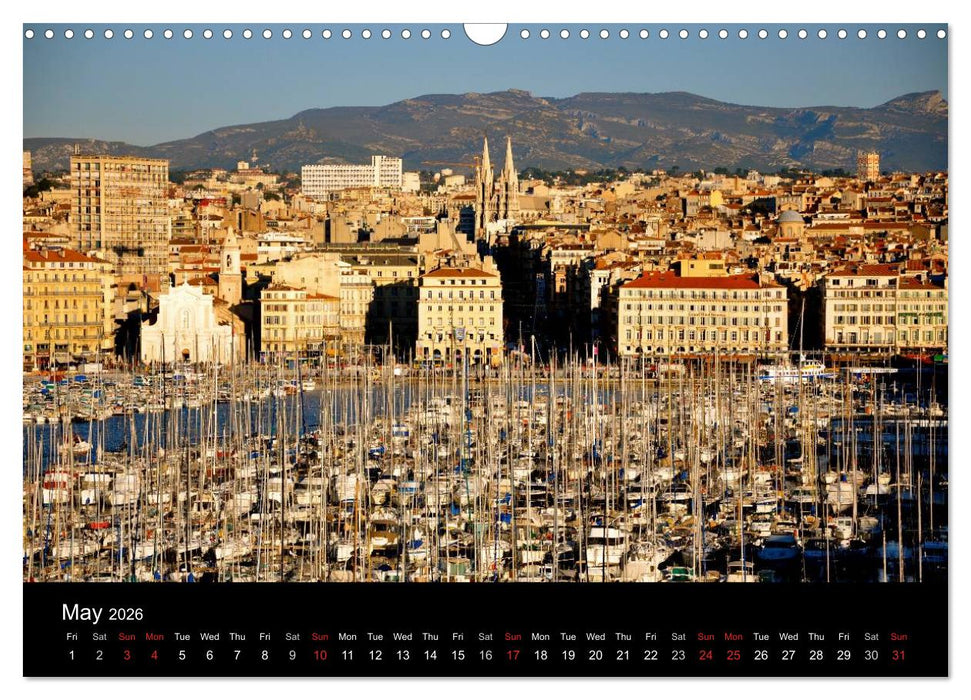 Marseille in my Heart (CALVENDO Monthly Calendar 2026)