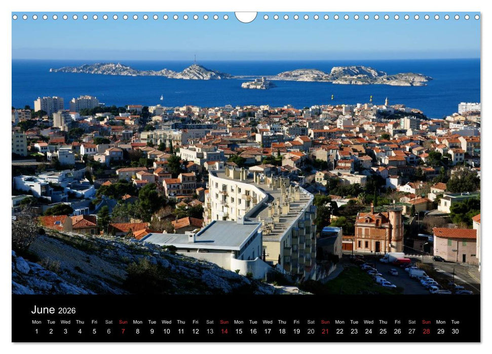 Marseille in my Heart (CALVENDO Monthly Calendar 2026)