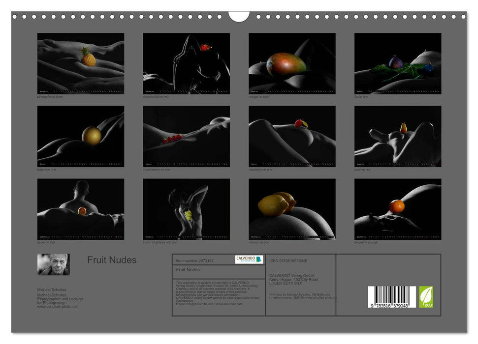 Fruit Nudes (CALVENDO Monthly Calendar 2026)