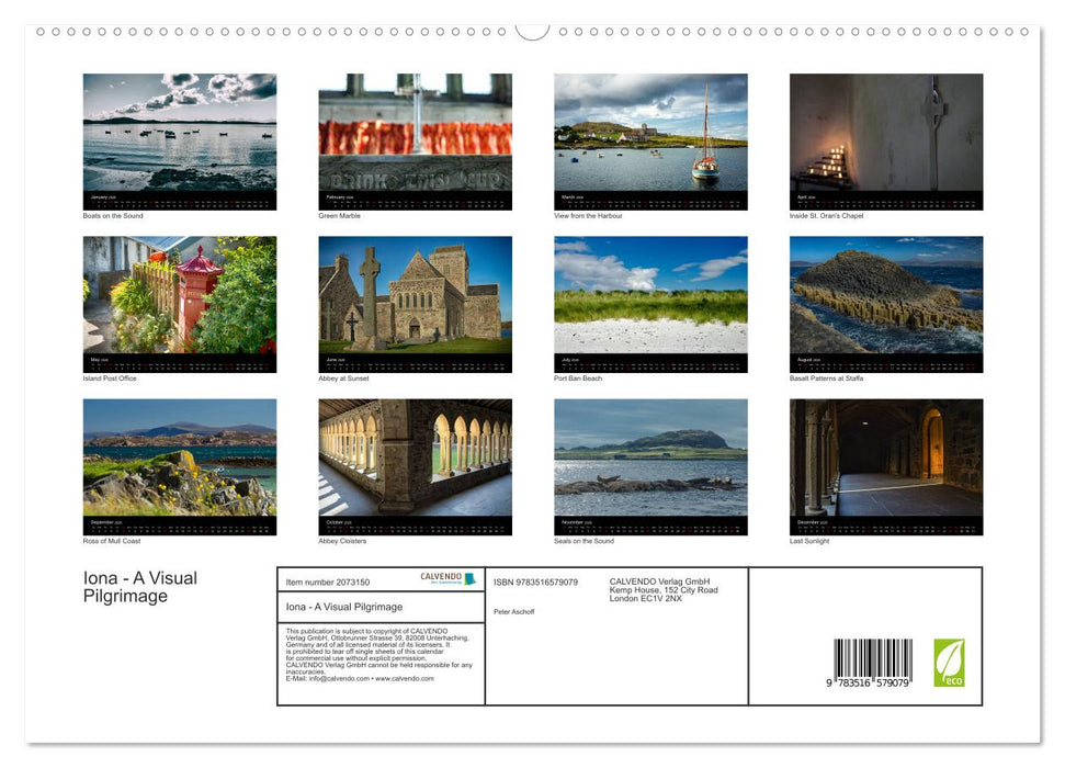 Iona - A Visual Pilgrimage (CALVENDO Premium-Calendar 2026)