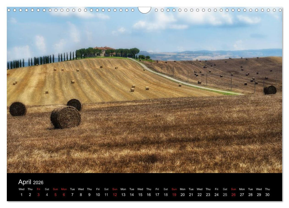 Magical Tuscany and Liguria (CALVENDO Monthly Calendar 2026)