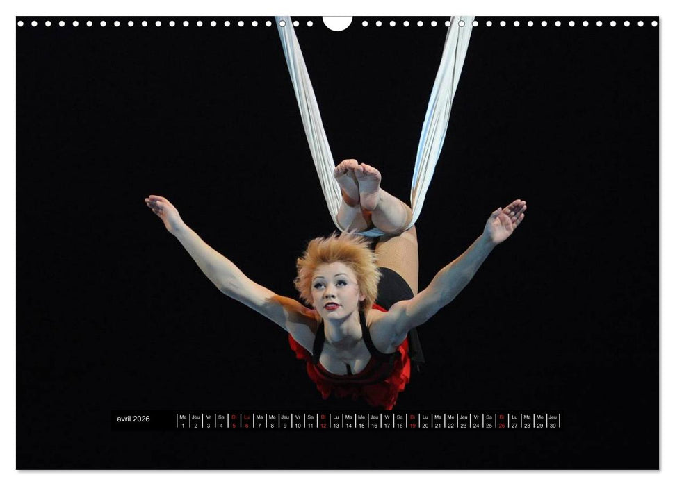 Les cadets du cirque à Monaco (CALVENDO Calendrier mensuel 2026)