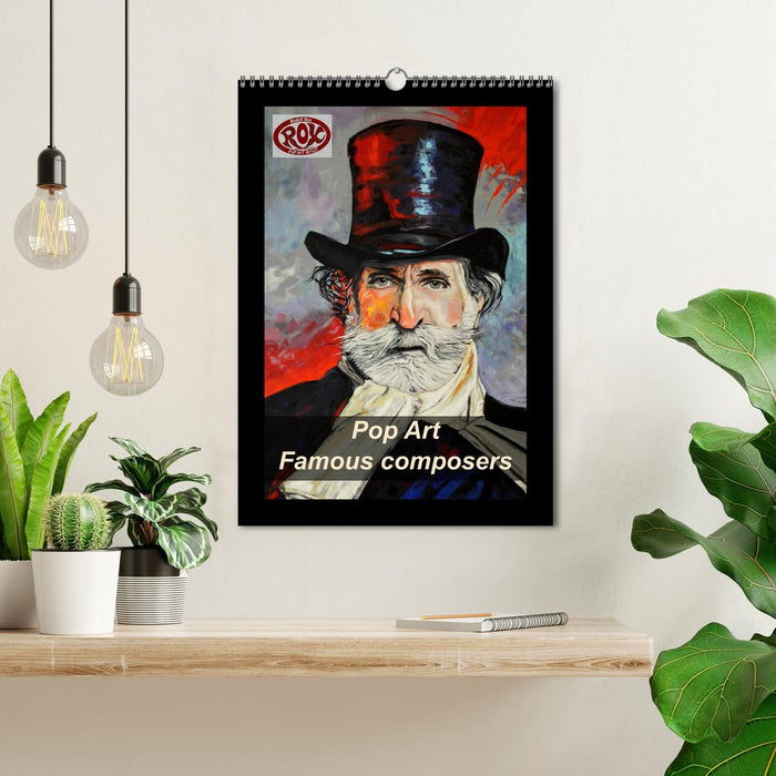 Pop Art Famous composers (CALVENDO Monthly Calendar 2026)