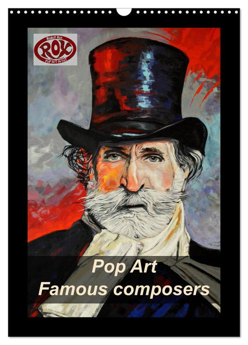 Pop Art Famous composers (CALVENDO Monthly Calendar 2026)