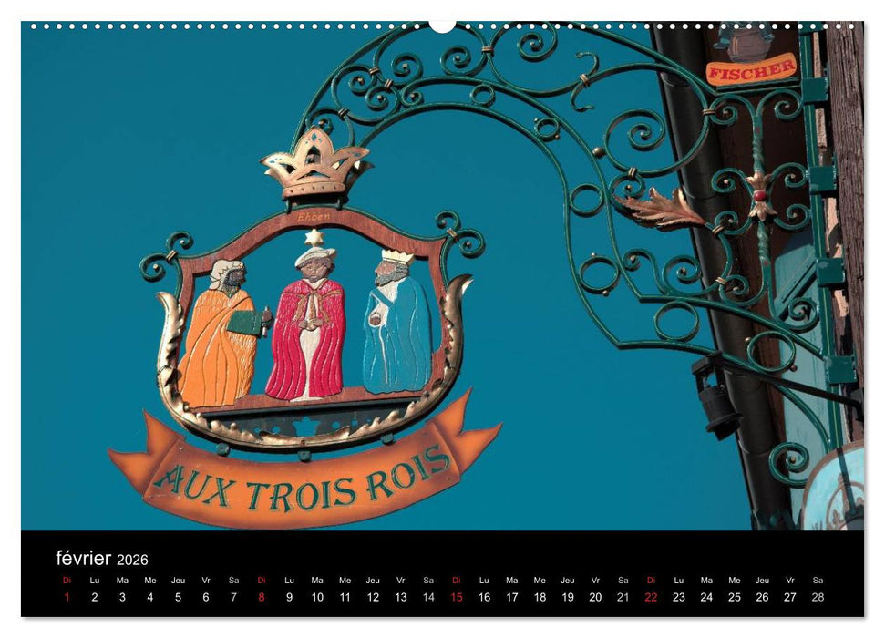 Détails d'Alsace (CALVENDO Calendrier supérieur 2026)