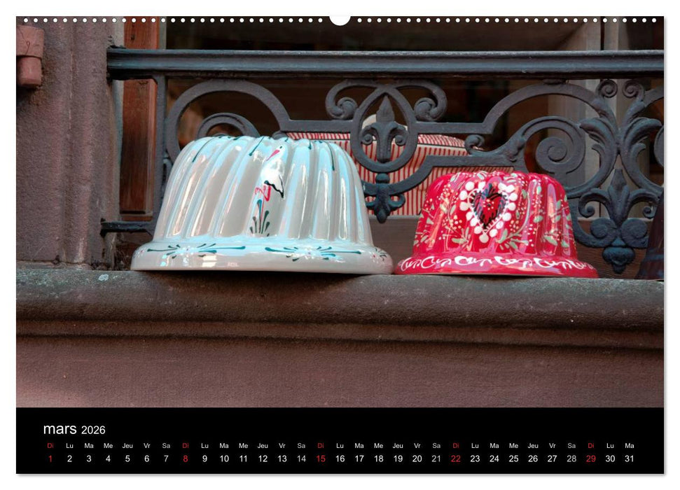 Détails d'Alsace (CALVENDO Calendrier supérieur 2026)