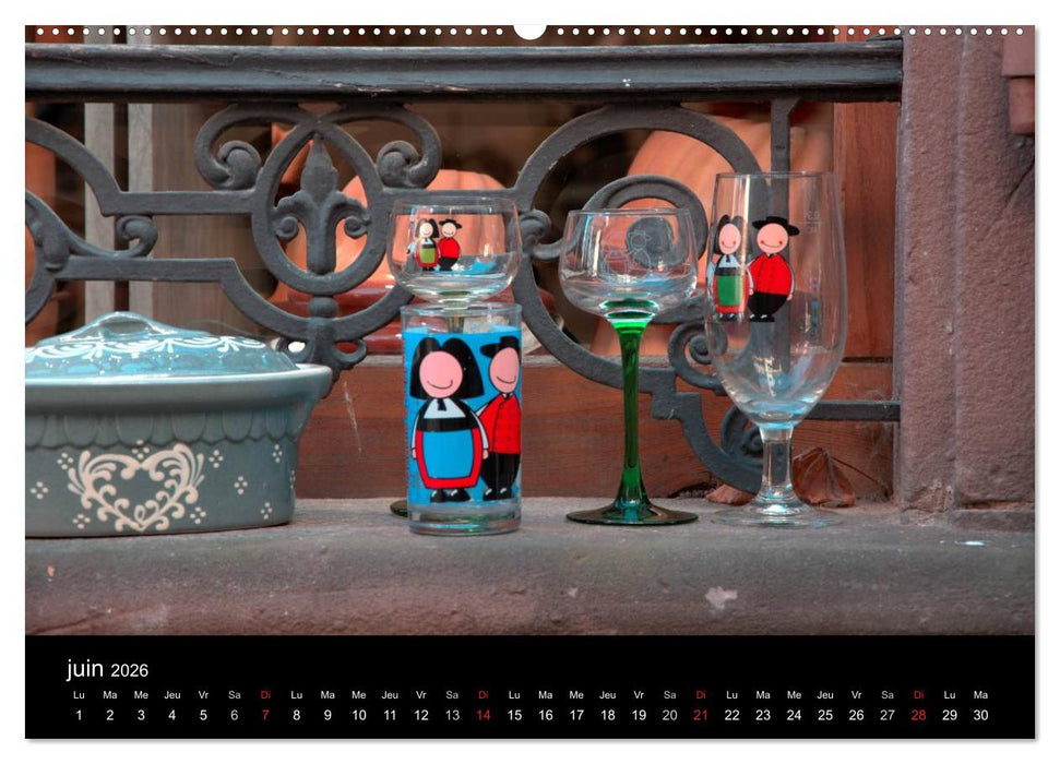 Détails d'Alsace (CALVENDO Calendrier supérieur 2026)