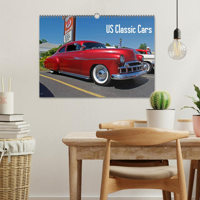 US Classic Cars (CALVENDO Monthly Calendar 2026)