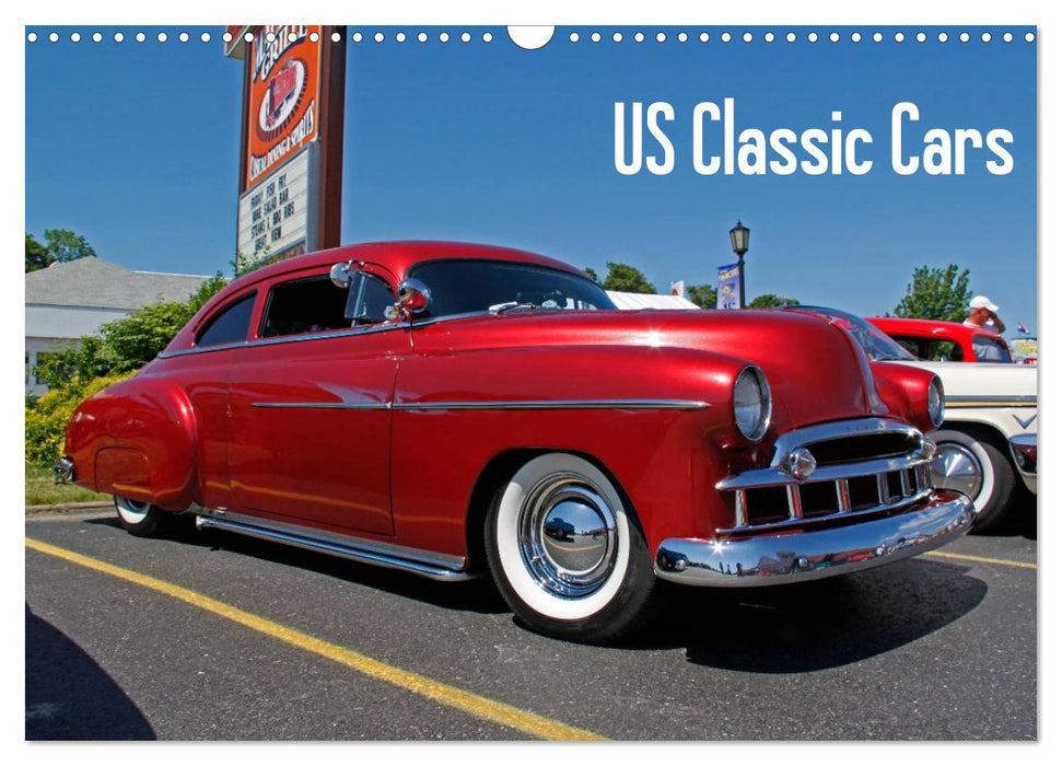 US Classic Cars (CALVENDO Monthly Calendar 2026)