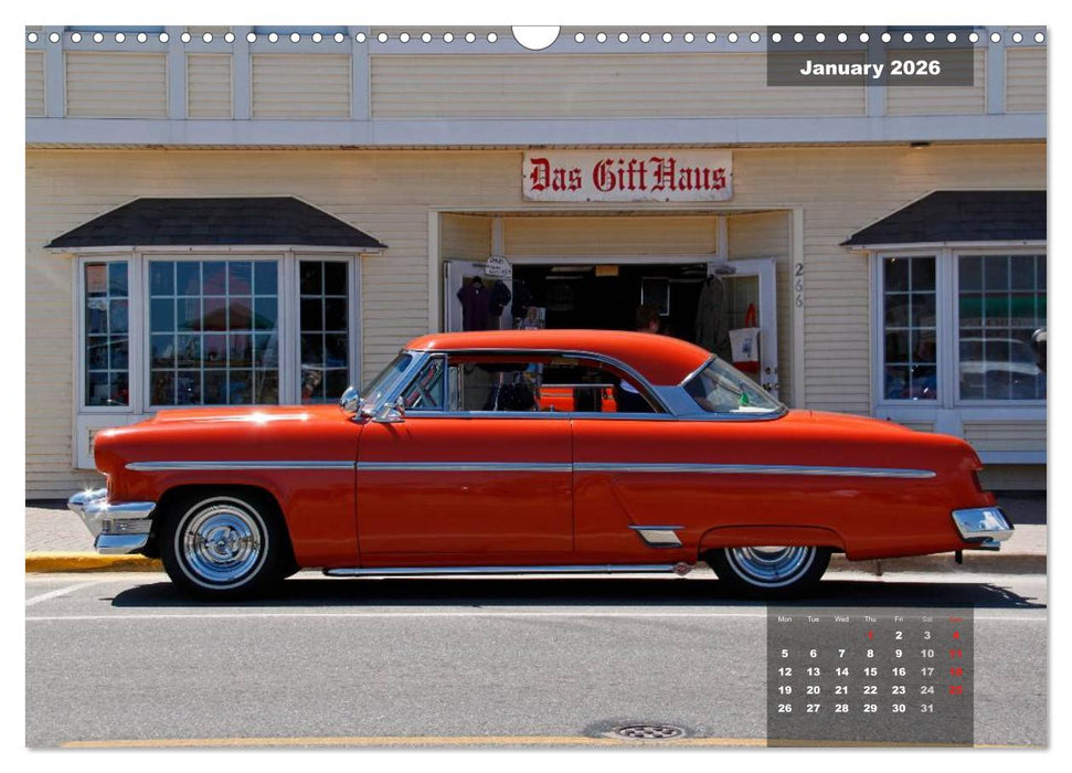 US Classic Cars (CALVENDO Monthly Calendar 2026)