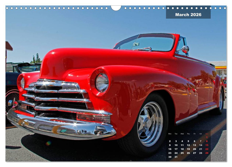 US Classic Cars (CALVENDO Monthly Calendar 2026)