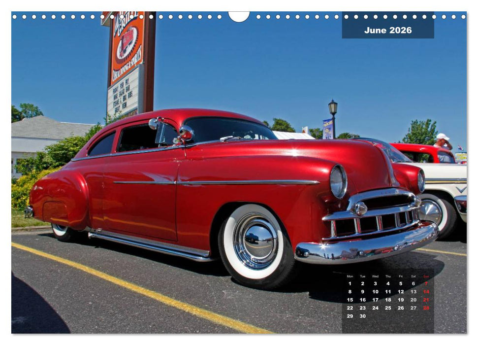 US Classic Cars (CALVENDO Monthly Calendar 2026)