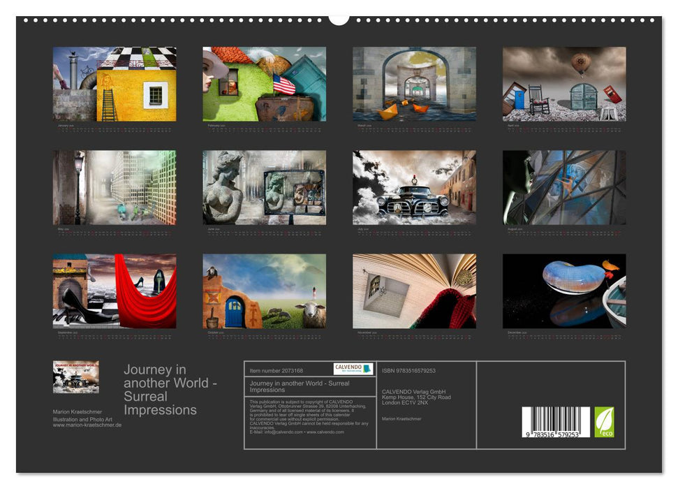 Journey in another World - Surreal Impressions (CALVENDO Premium-Calendar 2026)