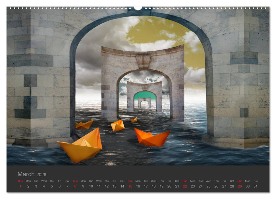 Journey in another World - Surreal Impressions (CALVENDO Premium-Calendar 2026)