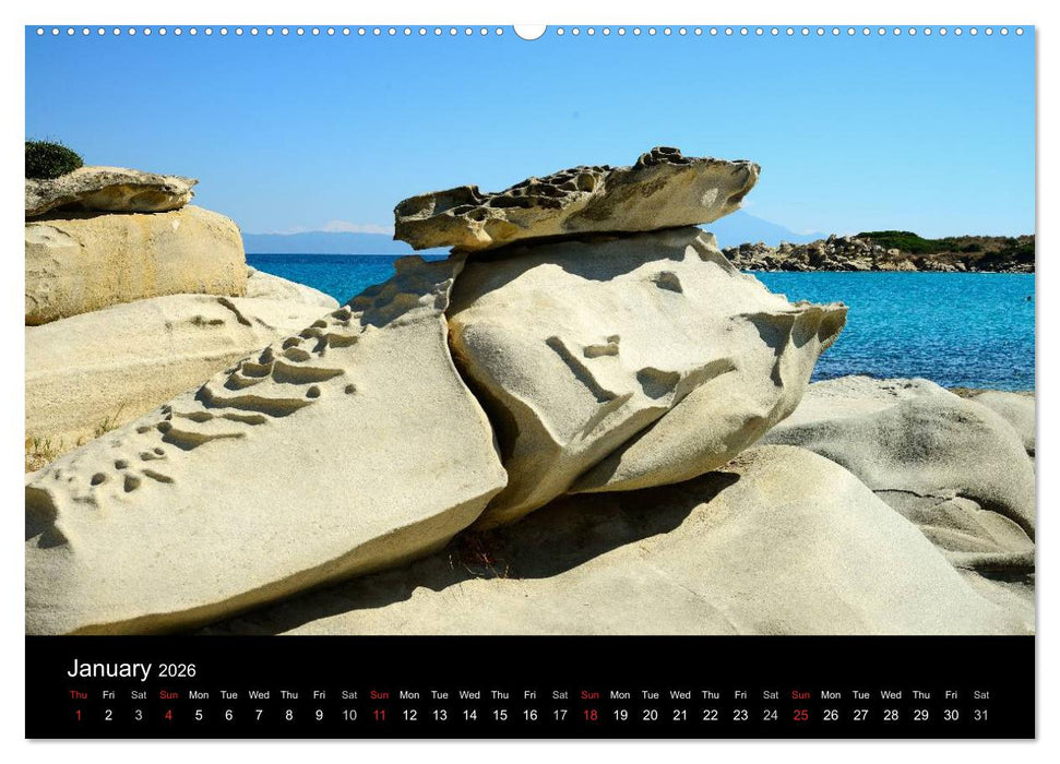 Chalkidiki: Kassandra, Sithonia, Athos (CALVENDO Premium-Calendar 2026)