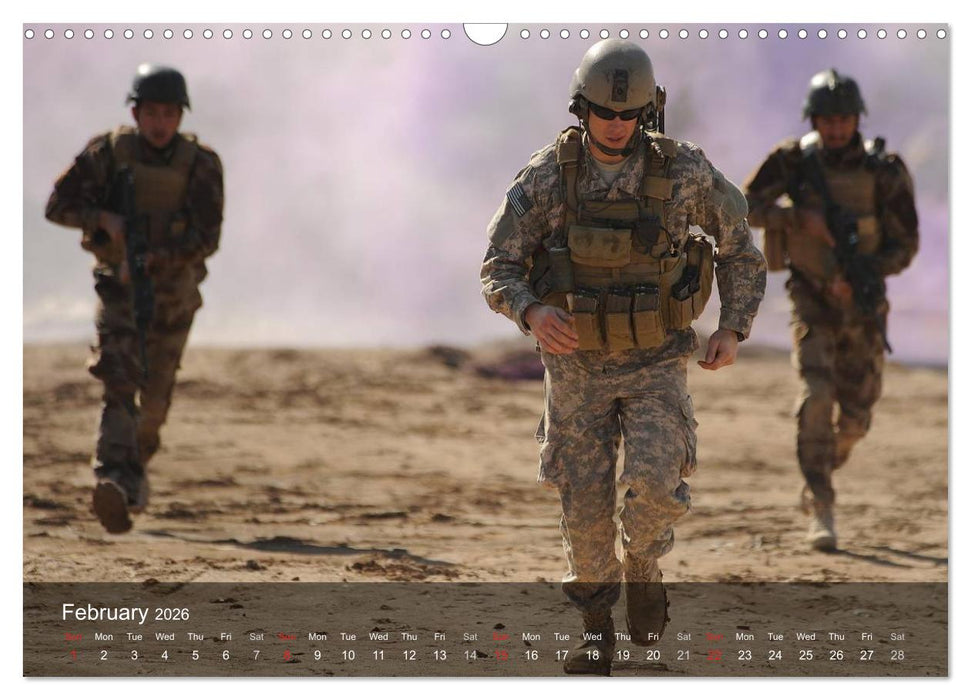 Special Forces Army Operations (CALVENDO Monthly Calendar 2026)