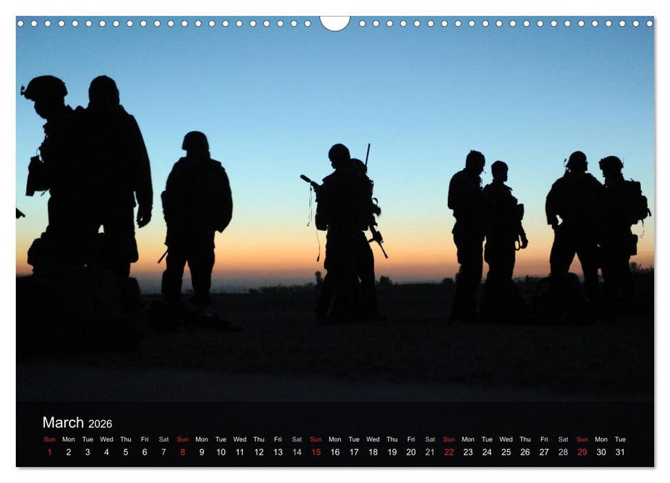 Special Forces Army Operations (CALVENDO Monthly Calendar 2026)