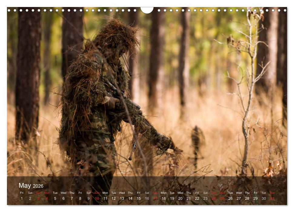 Special Forces Army Operations (CALVENDO Monthly Calendar 2026)