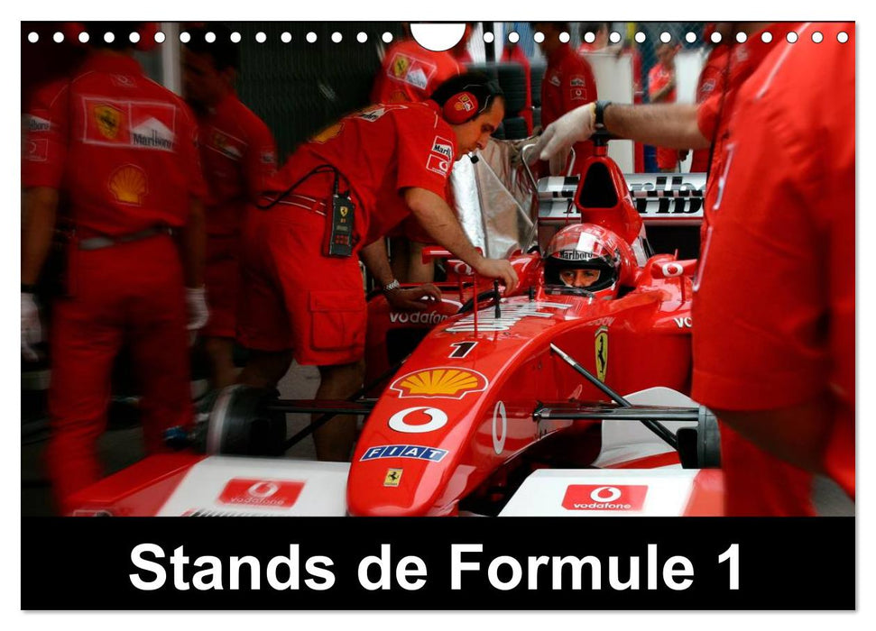 Stands de Formule 1 (CALVENDO Calendrier mensuel 2026)