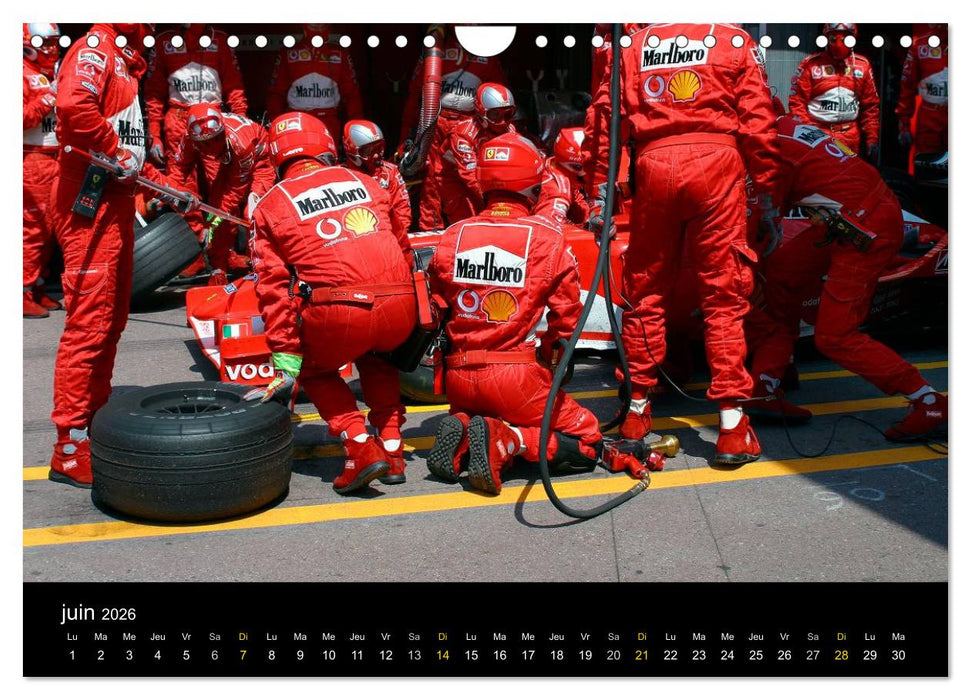 Stands de Formule 1 (CALVENDO Calendrier mensuel 2026)