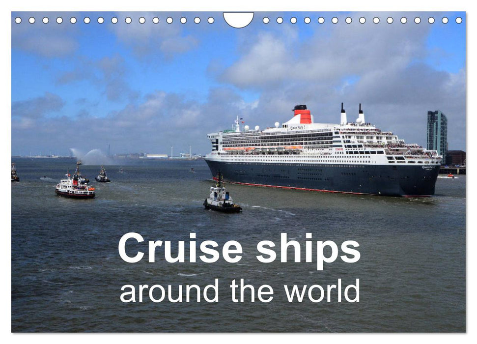 Cruise ships around the world (CALVENDO Monthly Calendar 2026)