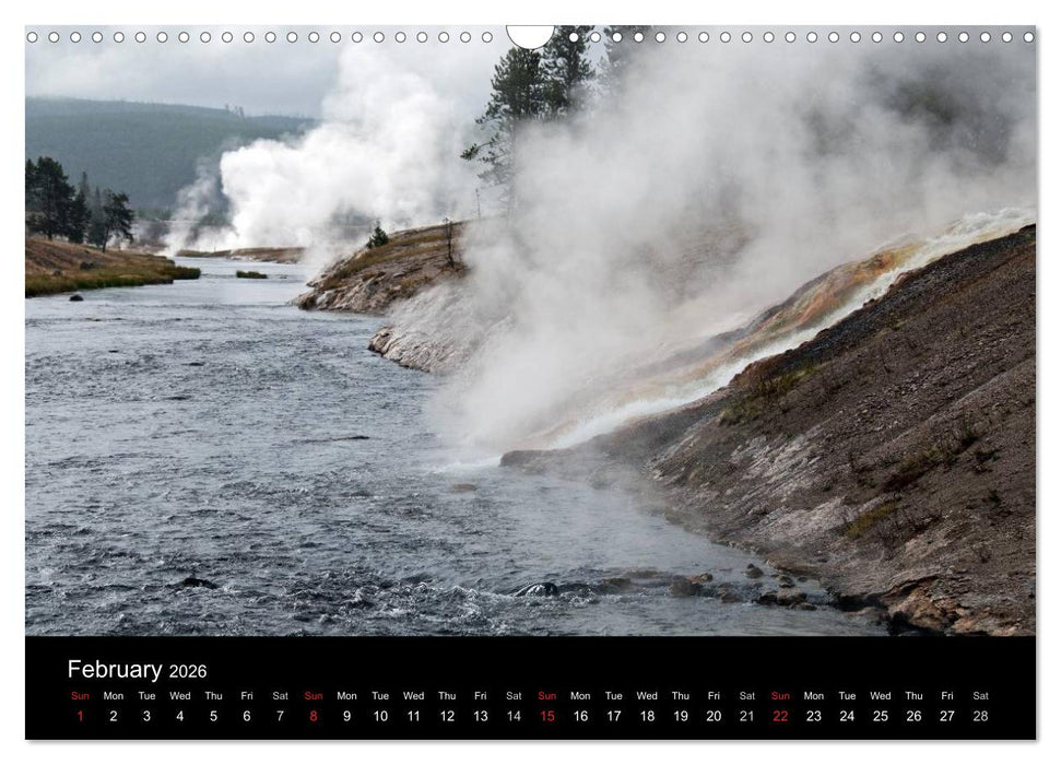 Beautiful Yellowstone and Grand Tetons National Parks (CALVENDO Monthly Calendar 2026)