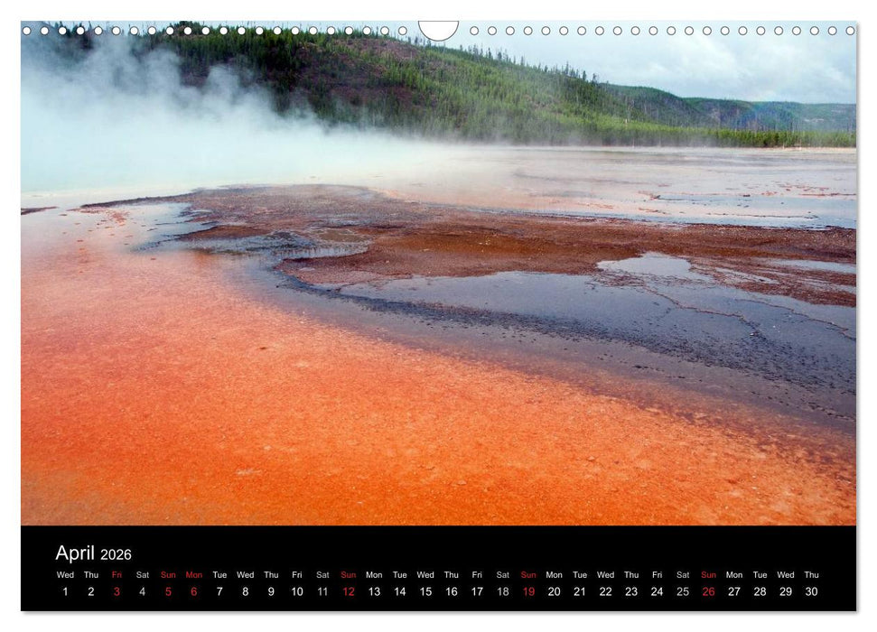 Beautiful Yellowstone and Grand Tetons National Parks (CALVENDO Monthly Calendar 2026)