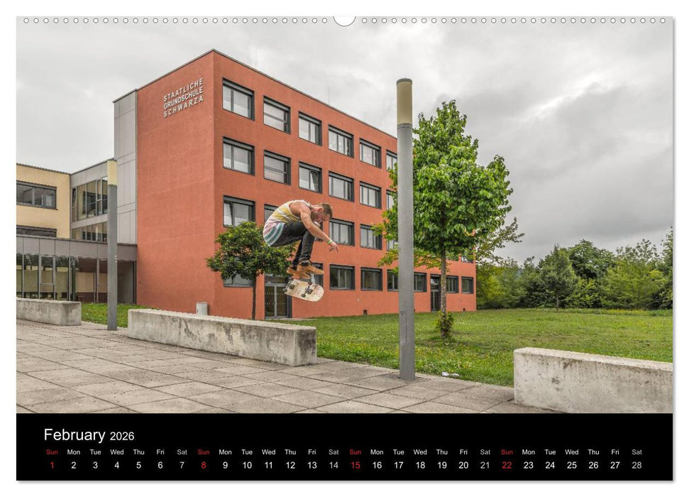 Skateboard - Street only (CALVENDO Premium-Calendar 2026)